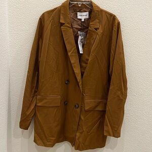 ELIZABETH AND JAMES LIGHT BROWN BLAZER XXL NWT